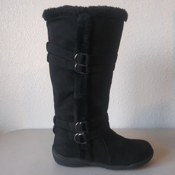 Hot Cakes Buffy women's size 8.5W black knee high boots - Picture 3 of 12